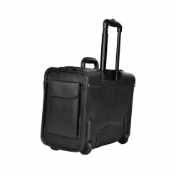 Pilotenkoffer 45.5cm Aus Vegetabil Gegerbtem Vollrindleder Schwarz -Geschäft Für Reiseaufbewahrungsbedarf compressed 1340A zw6