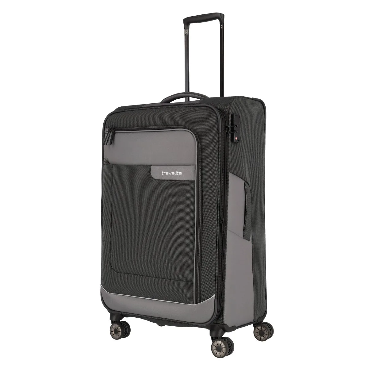 Travelite Viia - 4-Rad Trolley L, Anthrazit 5 Travelite Viia - 4-Rad Trolley L, Anthrazit – Bild 3