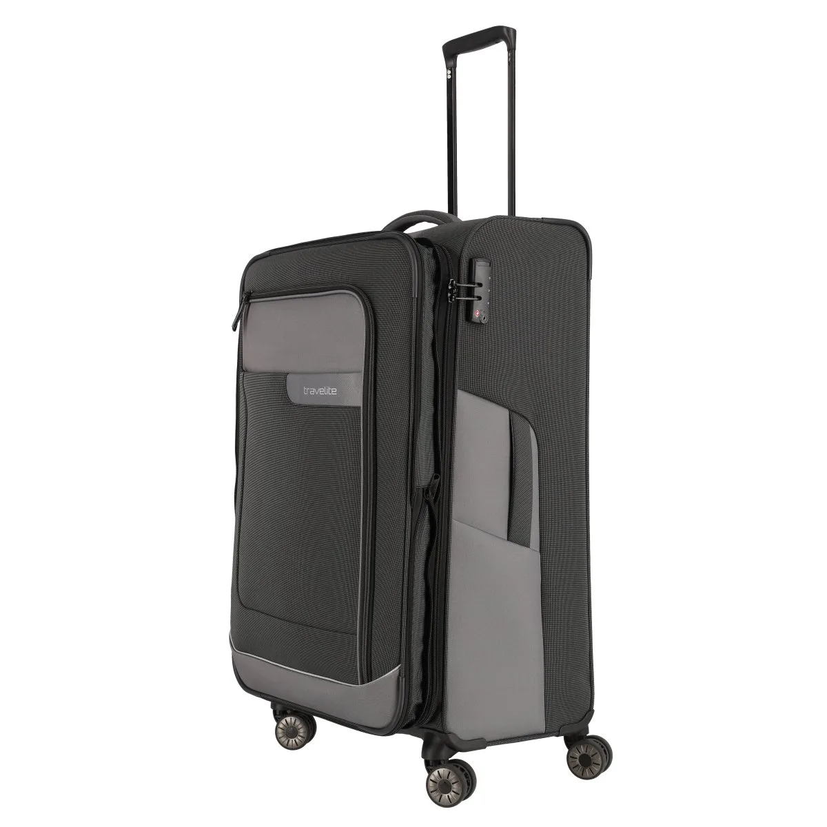 Travelite Viia - 4-Rad Trolley L, Anthrazit 6 Travelite Viia - 4-Rad Trolley L, Anthrazit – Bild 4