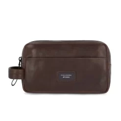 Piquadro Handgelenktasche In Dunkelbraun