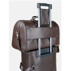 F34 - Reisetasche In Braun -Geschäft Für Reiseaufbewahrungsbedarf compressed F34 Brown Duffel on Luggage 1800x1800