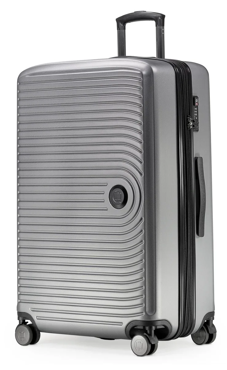 Mitte - Grosser Koffer Hartschale In Silber 5 Mitte - Grosser Koffer Hartschale In Silber – Bild 3