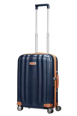 Samsonite Lite-Cube-DLX - Spinner 55cm In Midnight Blue -Geschäft Für Reiseaufbewahrungsbedarf compressed articleImages2 G r griff lite cube dlx spinner 55cm in midnight blue