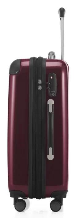 Alex - Handgepäck Hartschale Glänzend Mit TSA In Burgund -Geschäft Für Reiseaufbewahrungsbedarf compressed articleImages2 H K hk20 8278 bg.pt01