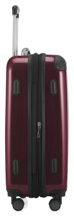 Alex - Handgepäck Hartschale Glänzend Mit TSA In Burgund -Geschäft Für Reiseaufbewahrungsbedarf compressed articleImages2 H K hk20 8278 bg.pt02
