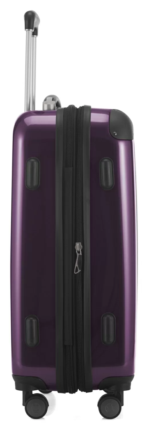 Alex - Handgepäck Hartschale Glänzend Mit TSA In Aubergine 6 Alex - Handgepäck Hartschale Glänzend Mit TSA In Aubergine – Bild 4