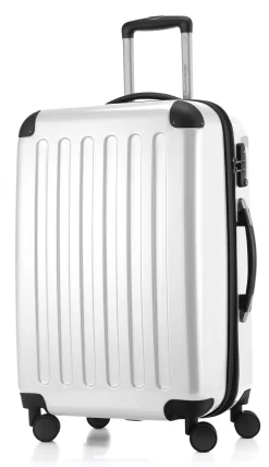 Alex - Koffer Hartschale M Glänzend Mit TSA In Weiss