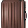 Alex - Koffer Hartschale L Glänzend Mit TSA In Braun