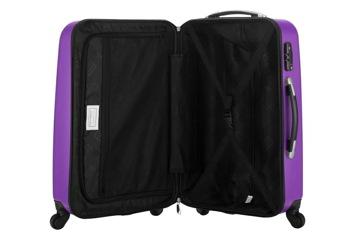 Wedding - Koffer Hartschale Matt L Mit TSA In Lila 8 Wedding - Koffer Hartschale Matt L Mit TSA In Lila – Bild 6