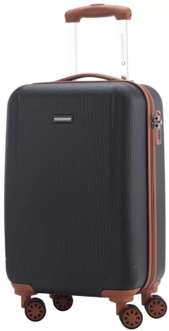 Wannsee - Handgepäck Hartschale Mit TSA In Schwarz