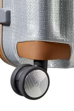 Samsonite Lite-Cube-DLX - Spinner 55cm In Aluminium 9 Samsonite Lite-Cube-DLX - Spinner 55cm In Aluminium -Geschäft Für Reiseaufbewahrungsbedarf compressed articleImages2 W h wheel2 lite cube dlx spinner 3