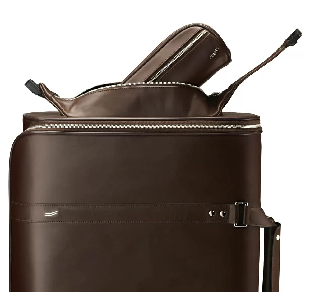 F38 - Luxuriöser Leder-Reisekoffer In Braun 4 F38 - Luxuriöser Leder-Reisekoffer In Braun – Bild 2