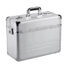 Pilotenkoffer 44.5cm Aus Aluminium In Silber -Geschäft Für Reiseaufbewahrungsbedarf compressed csm 1340A offen neu 01 b2746c4fbf